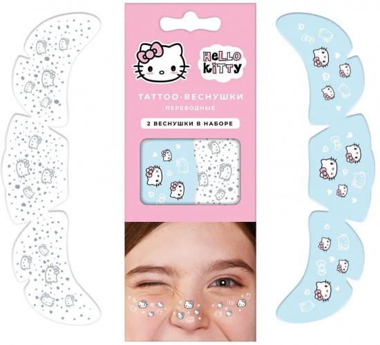 Набор тату-веснушек «Hello Kitty»