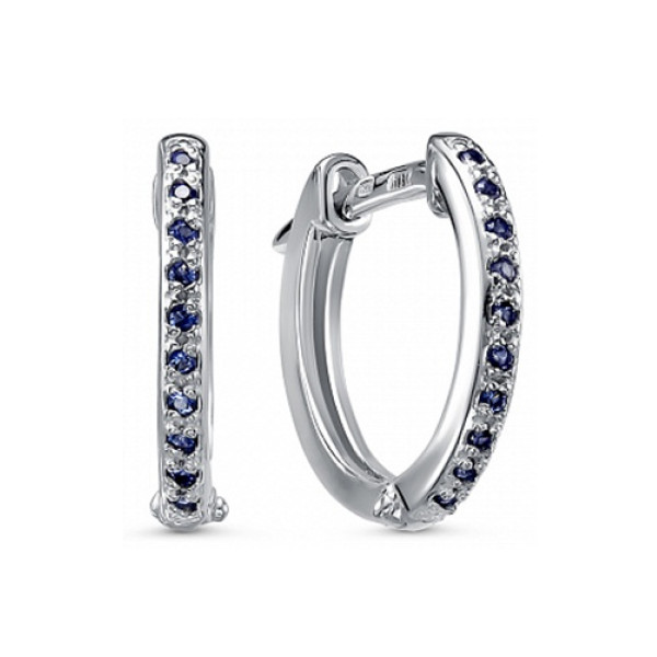 Серьги из серебра с алпанитами | Lucente Silver