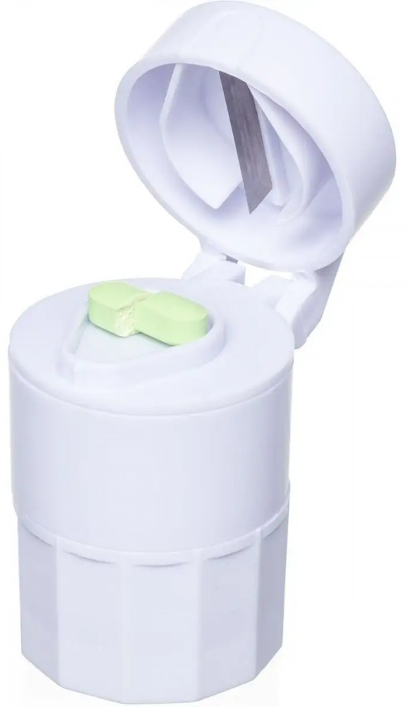 Таблетница с делителем, размельчителем и мензуркой | Пилюля