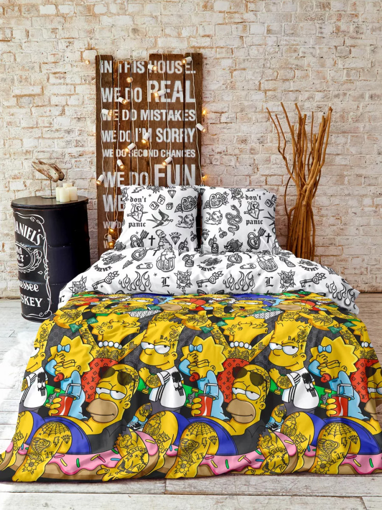 Комплект постельного белья «Симпсоны» | Crazy Getup
