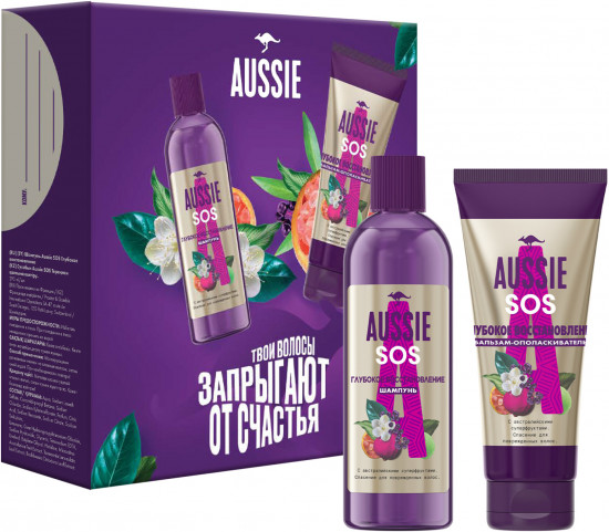 Набор для женщин Шампунь + Бальзам для волос «Глубокое восстановление»