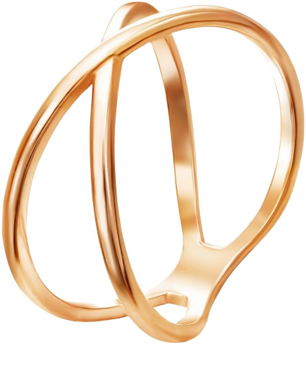Кольцо из золочёного серебра | Lucente Silver