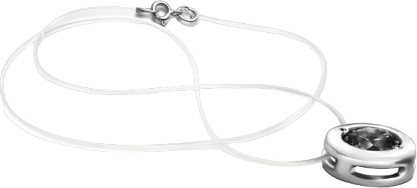 Колье из серебра с фианитом | Lucente Silver