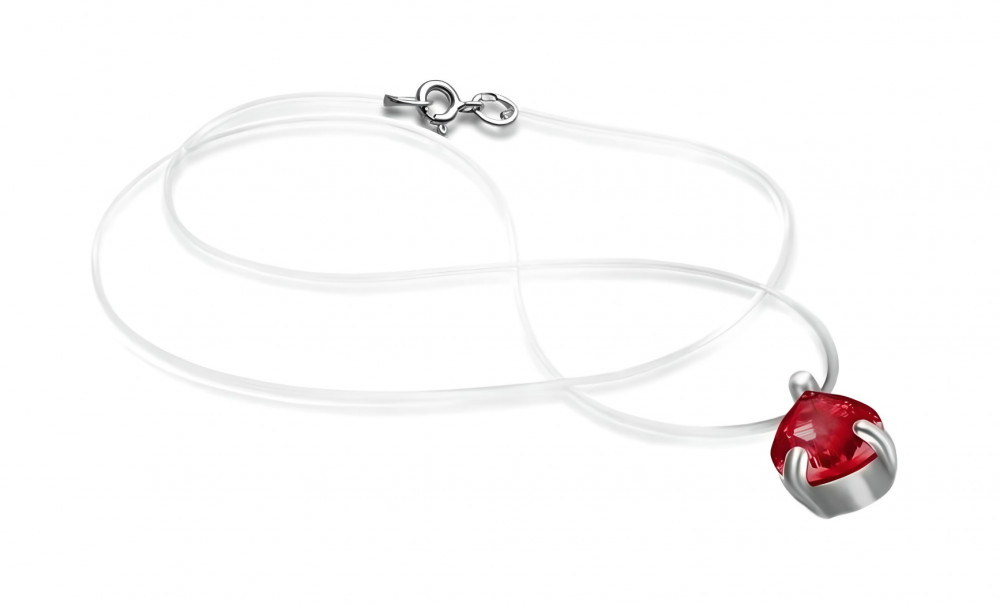 Колье из серебра с фианитом | Lucente Silver