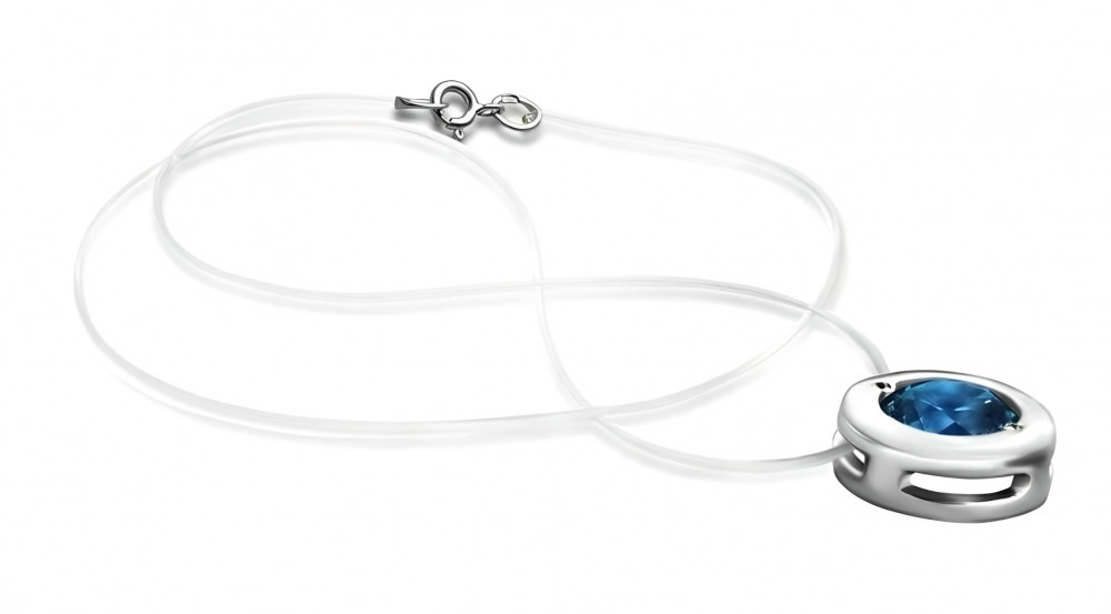 Колье из серебра с фианитом | Lucente Silver