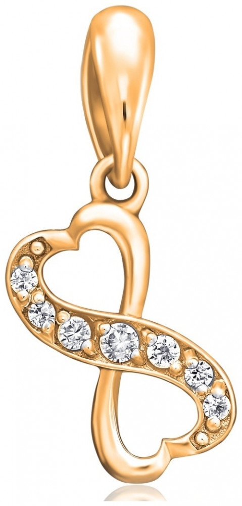 Подвеска из серебра с фианитами | Lucente Silver