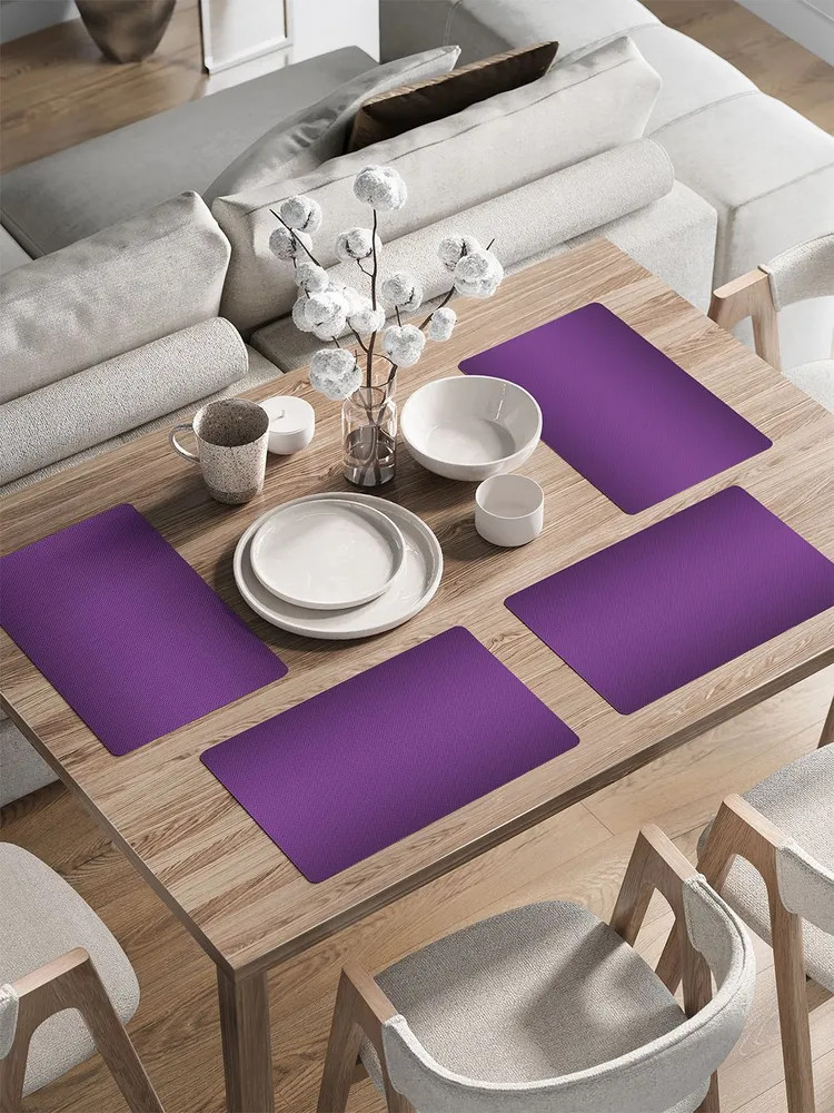 Набор салфеток сервировочных «Фиолетовый блеск» | Фиолетовый блеск | JoyArty