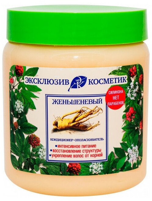 Кондиционер-ополаскиватель для тонких волос «Женьшеневый» | Эксклюзив Косметик-М