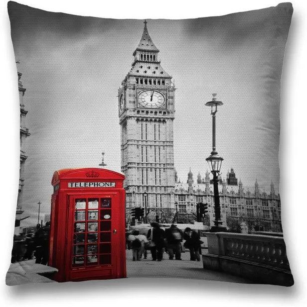 Наволочка декоративная «Звонок из Лондона» | Звонок из Лондона | JoyArty