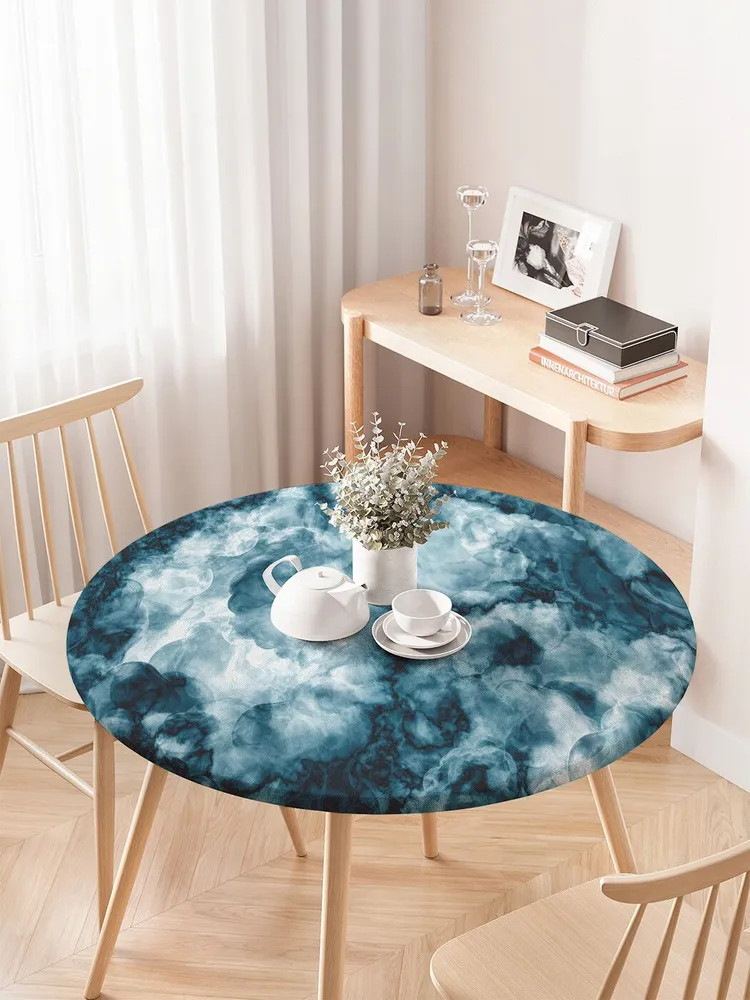 Скатерть на резинке «Густой дым» | Густой дым | JoyArty