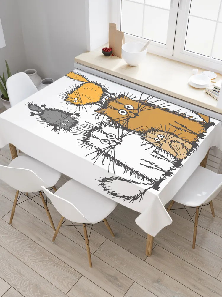 Скатерть | Семейство котов | JoyArty