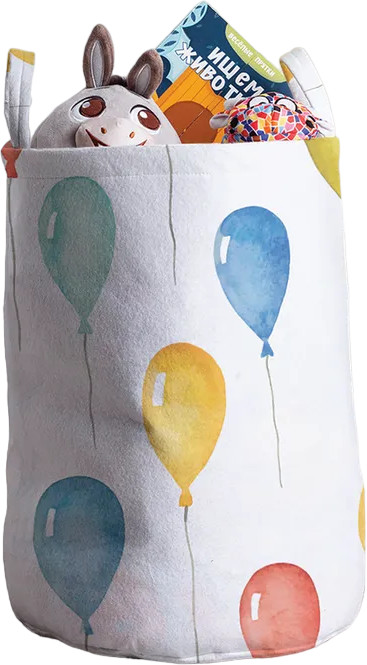 Корзина для игрушек | Шары взлетают в небо | JoyArty