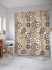 Штора для ванной «Восточный орнамент»