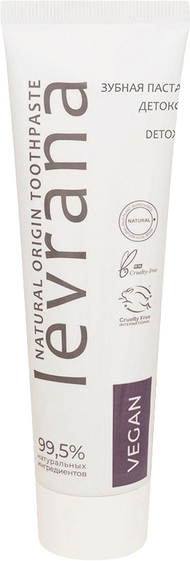 Зубная паста с сажей японского дуба «Детокс» | Levrana