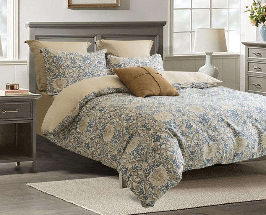 Комплект постельного белья | Сатин печатный | Сайлид-текстиль