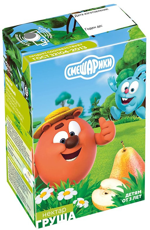 Нектар для детей «Груша» | Плодовое