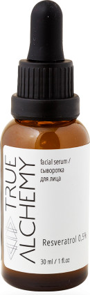 Сыворотка для лица «Resveratrol 0,5%» | Facial serum | True alchemy