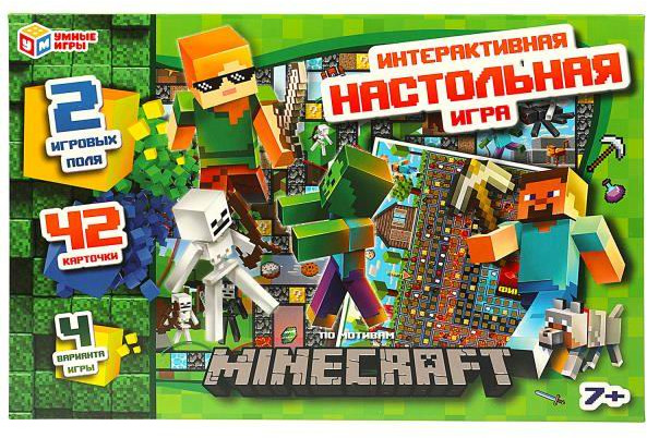 Игра настольная «По мотивам Майнкрафт» | Умные игры