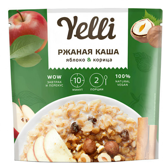 Каша ржаная «Яблоко и корица»