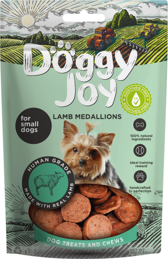 Лакомство для собак «Медальоны из баранины» | Doggy Joy