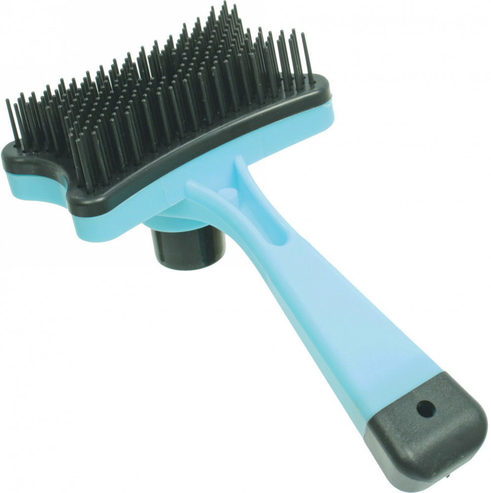 Расческа-пуходерка для собак и кошек самоочищающаяся «Пушок» | Ultramarin