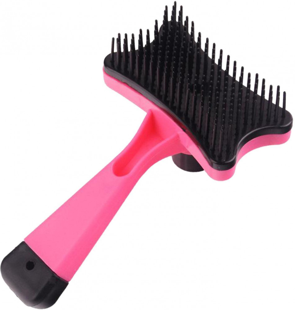 Расческа-пуходерка для собак и кошек самоочищающаяся «Пушок» | Ultramarin