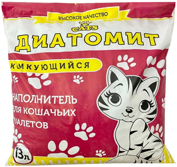 Наполнитель для кошачьего туалета комкующийся «Cats»