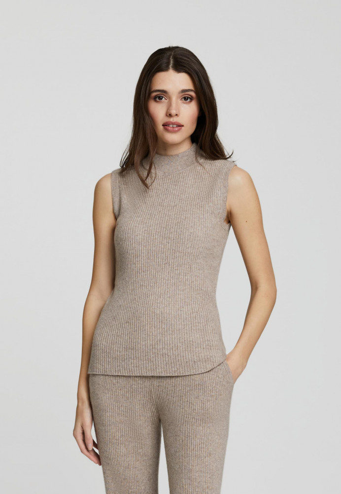 Водолазка без рукавов женская | Elegant Contur | Marc & André