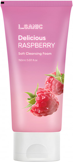 Пенка для умывания с экстрактом малины