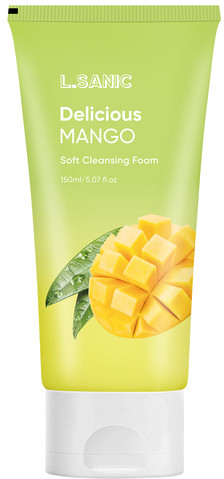 Пенка для умывания очищающая с экстрактом манго | L.Sanic