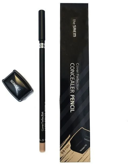 Карандаш-консилер для точечного нанесения «Cover Perfection Concealer Pencil», оттенок 0.5 Ice Beige | The Saem