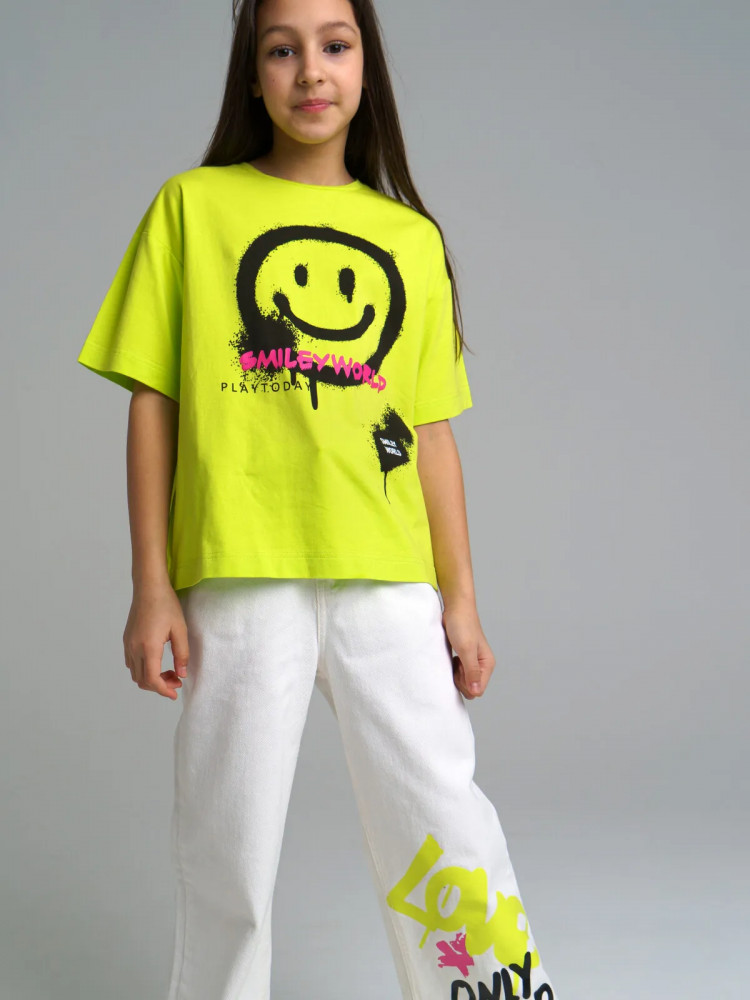 Футболка для девочек | Just Smile | PlayToday