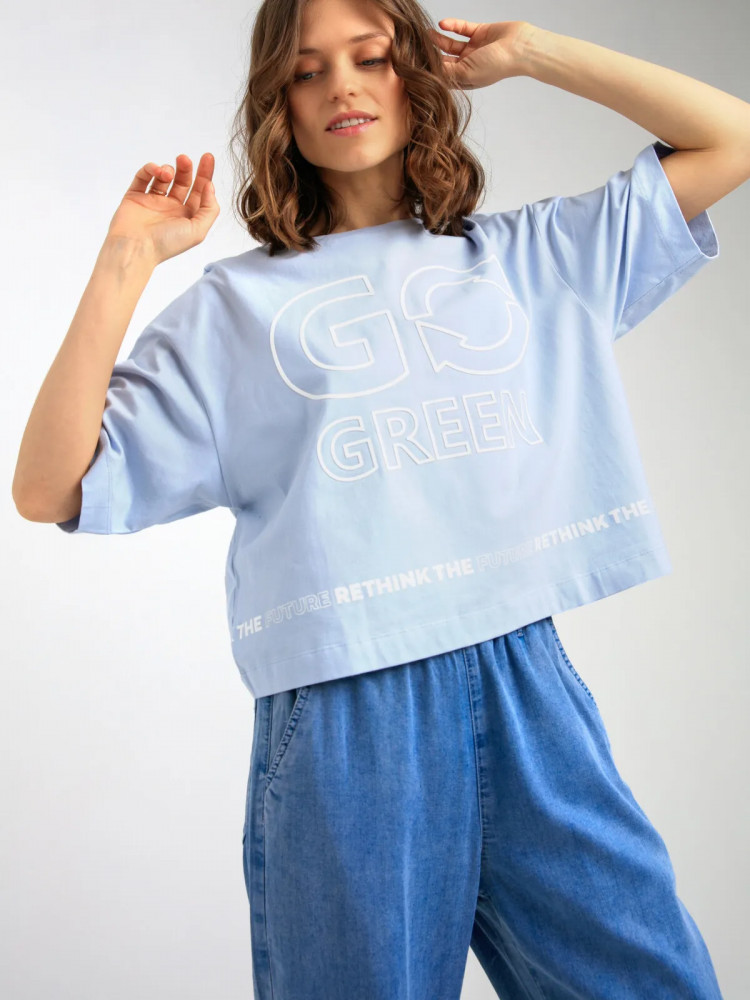 Футболка женская | Eco Not Ego | PlayToday