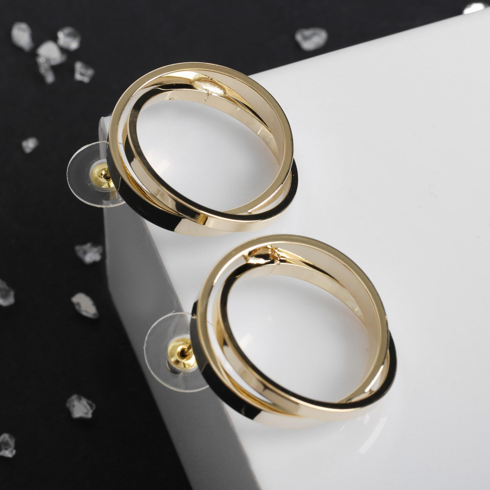 Серьги «Круги» | Wedding | Queen Fair