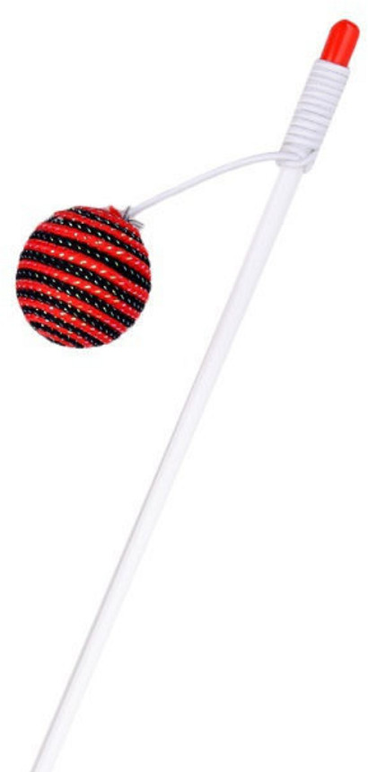 Дразнилка для кошек «Верёвочный шарик» | PerseiLine