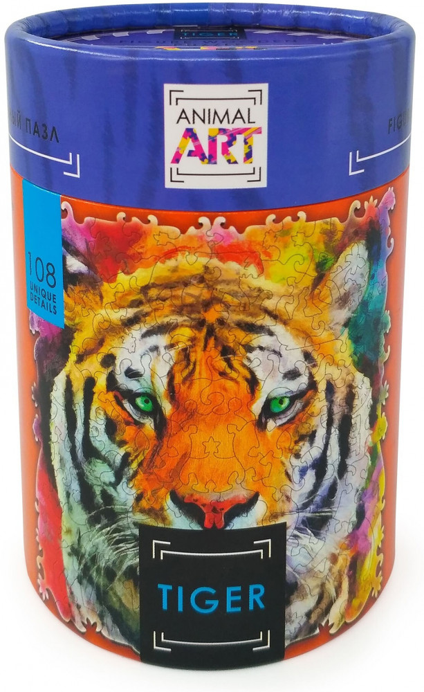 Пазл фигурный «Тигр» | Нескучные игры