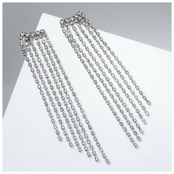 Серьги «Водопад» | Wedding | Queen Fair