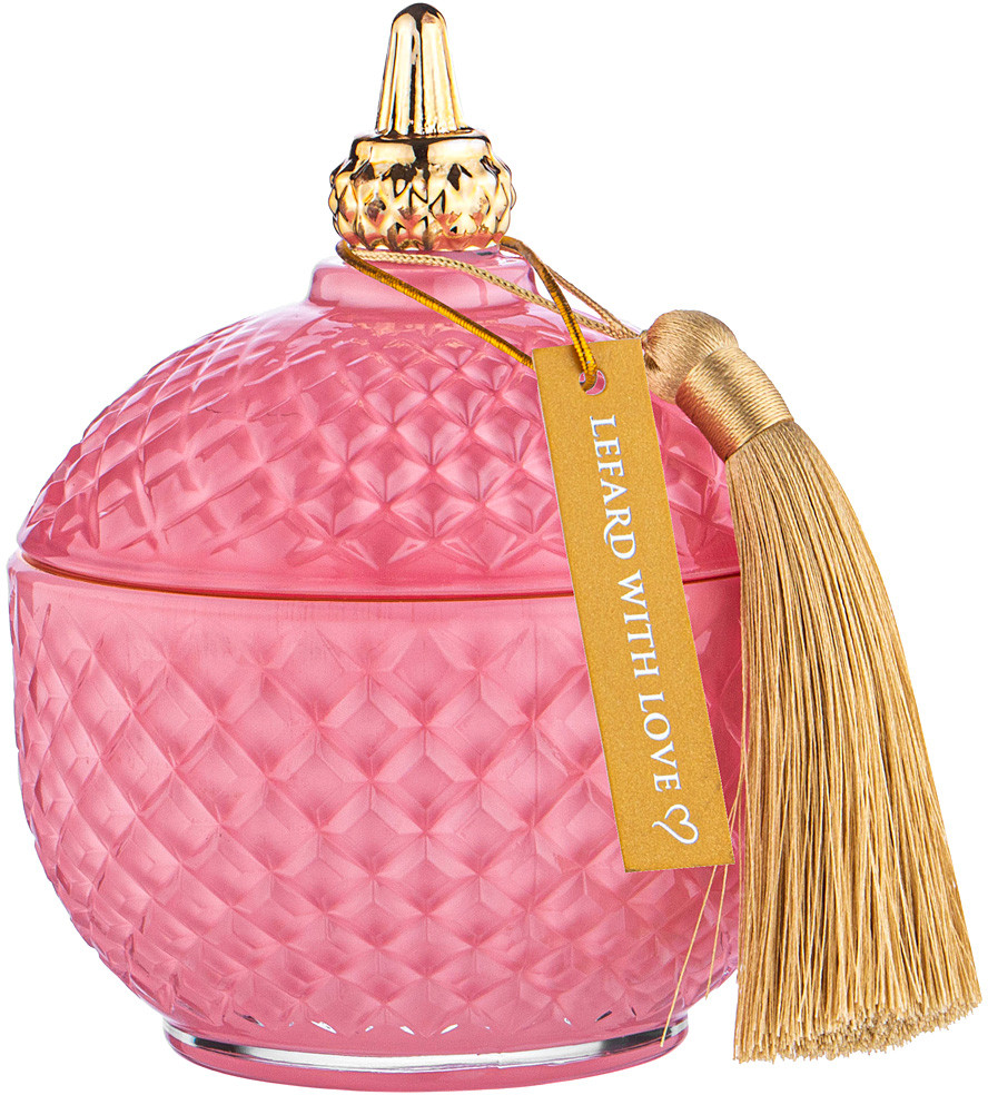 Емкость для хранения с крышкой «Charm pink» | Glass Legend | Lefard