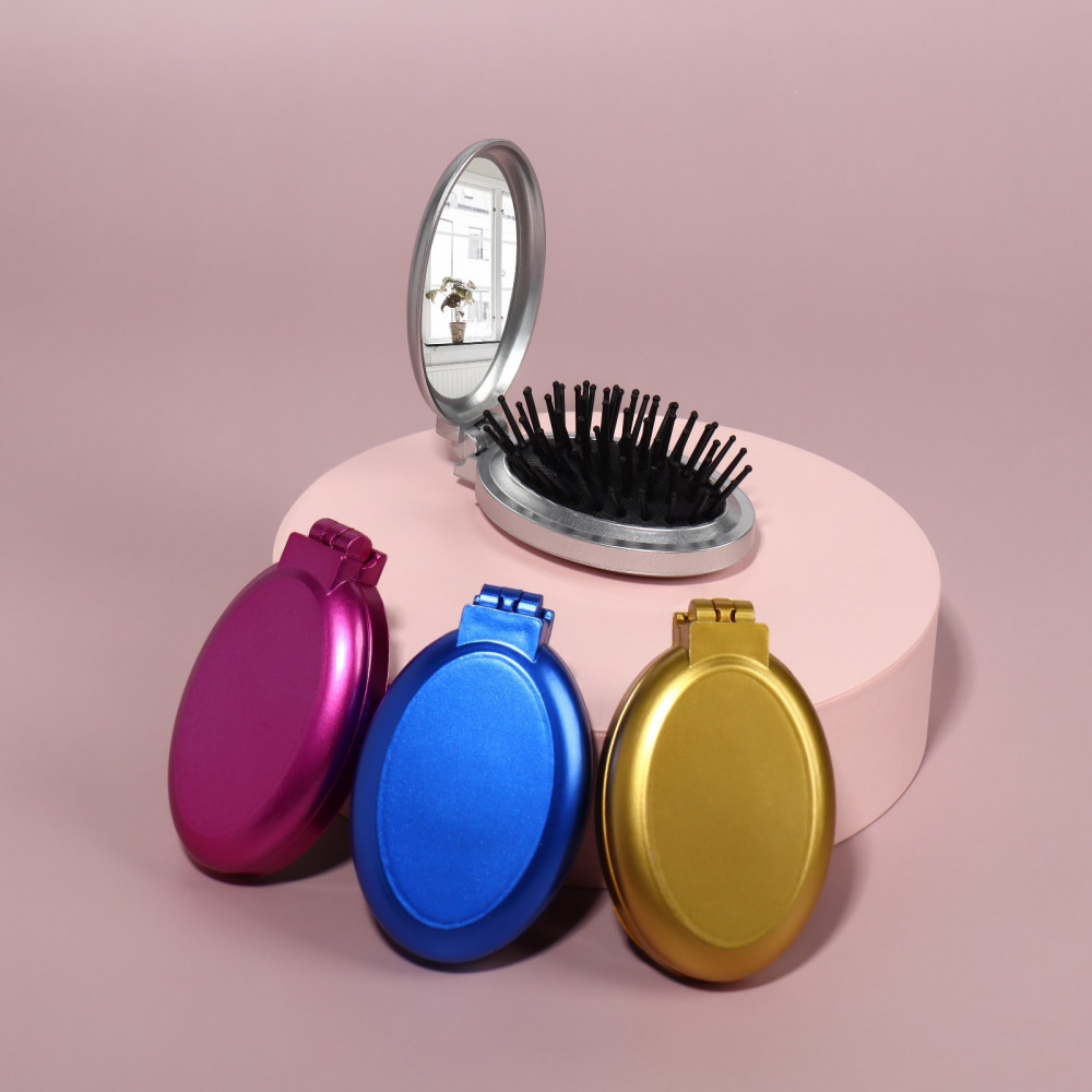 Расческа складная с зеркалом | Queen Fair