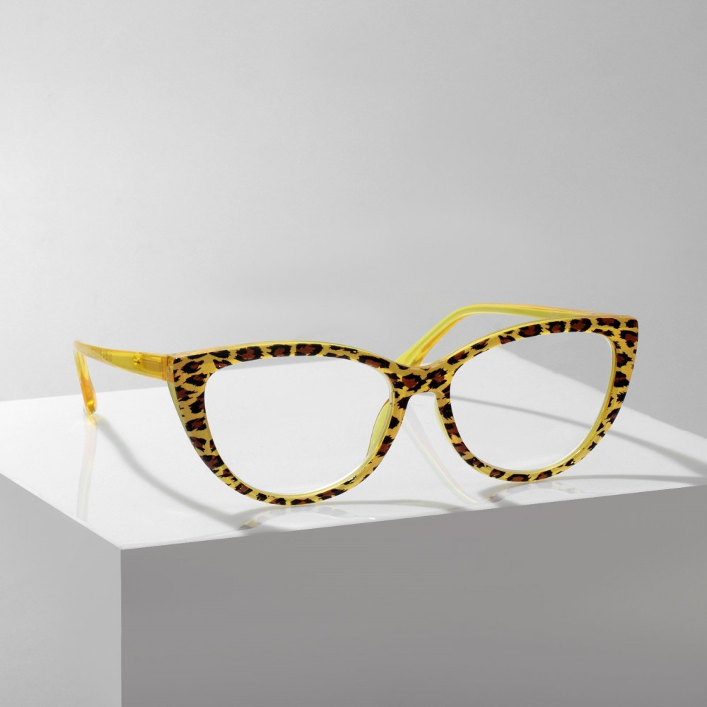 Готовые очки для зрения с диоптриями +2,50, GA0294 С2 желтый