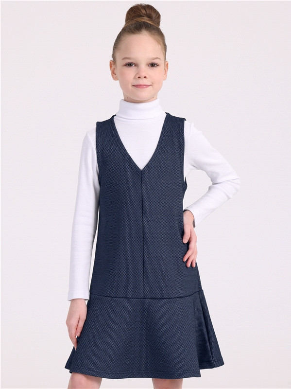 Сарафан для девочек | Школьница | Апрель