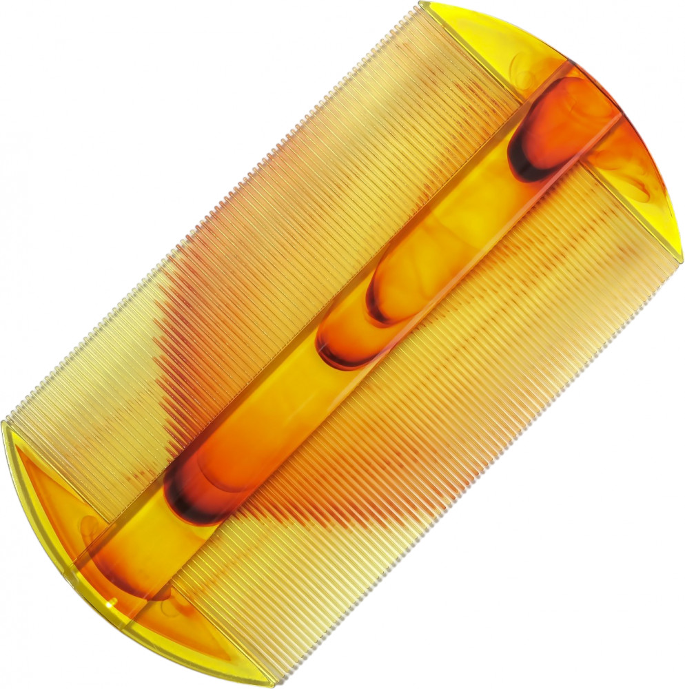 Расческа двусторонняя | Янтарь | Queen Fair