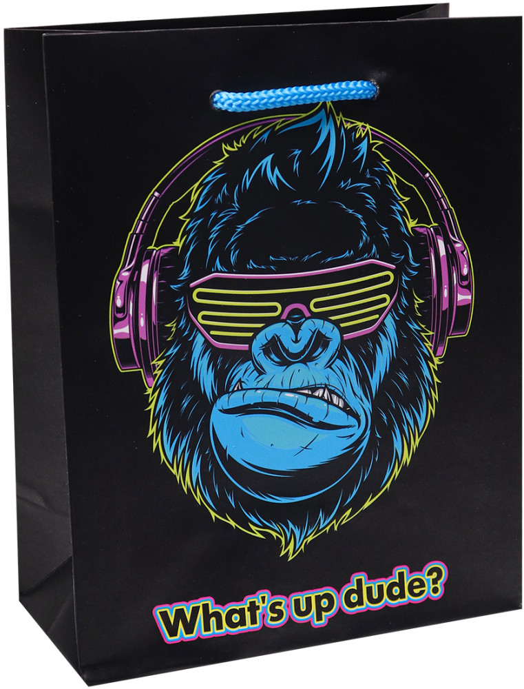 Пакет подарочный «Модная обезьяна» | Миленд