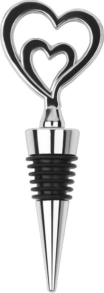 Пробка для бутылки «Двойное сердце» | Доляна