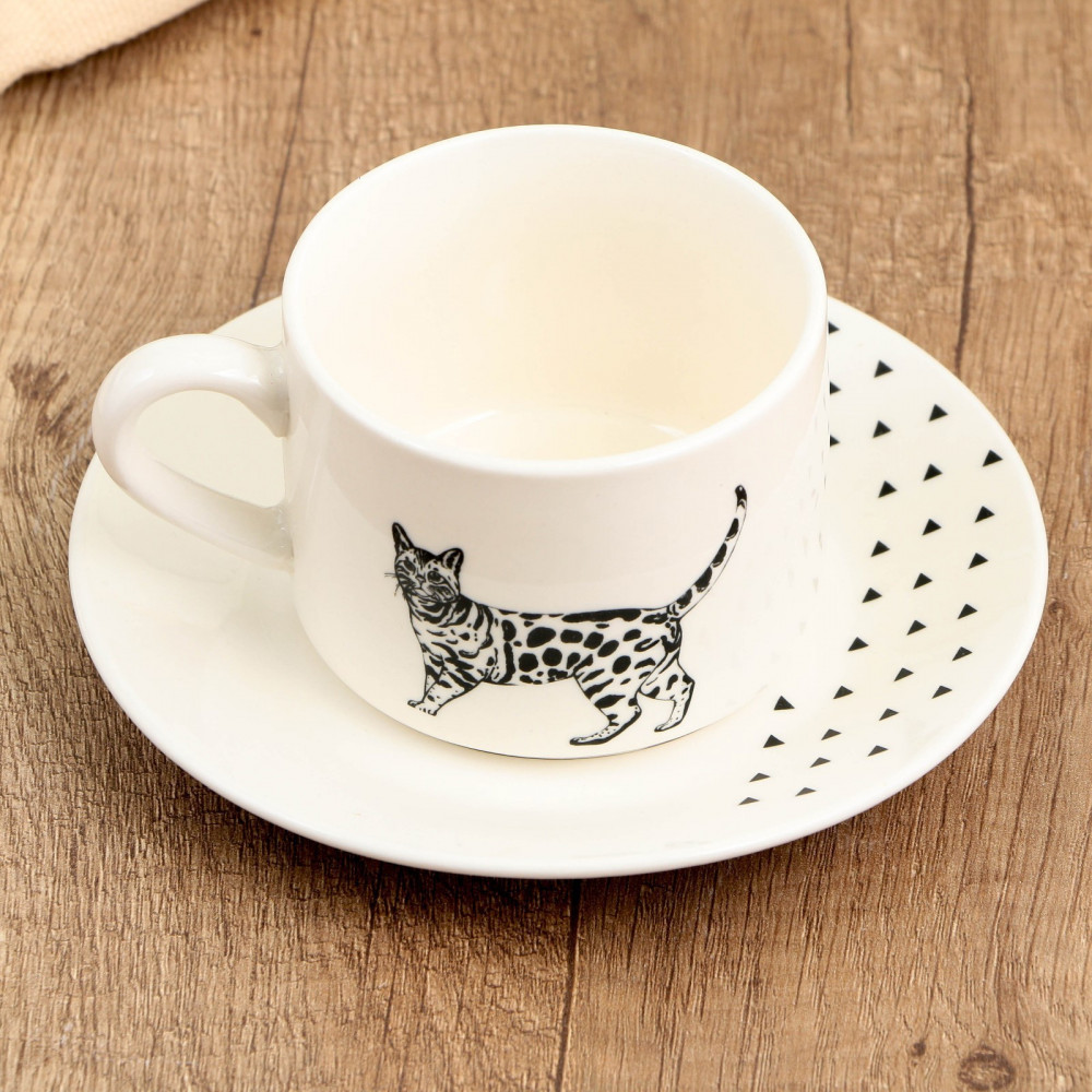 Чайная пара «Животные» | Животные | Dolce Ceramo