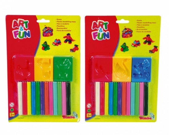 Пластилин с аксессуарами, 12 цветов | Art&Fun | Simba