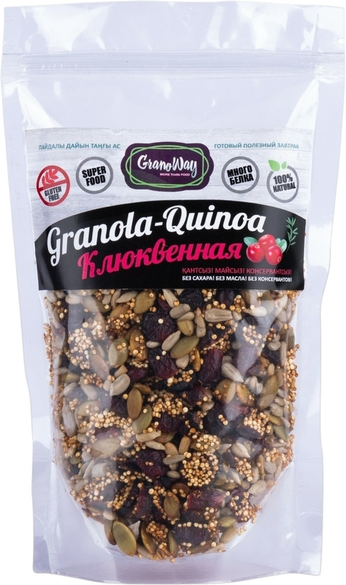 Гранола «Киноа клюквенная» | GranoWay