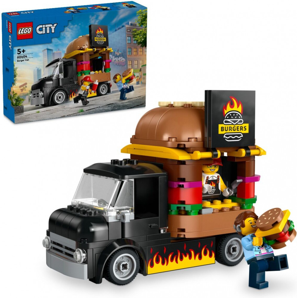 Конструктор City 60404 Грузовик-бургер Burger Truck | LEGO City | LEGO (ЛЕГО)