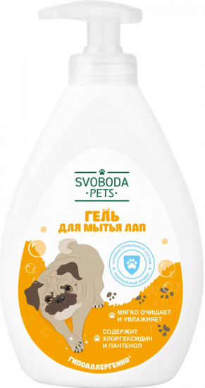 Гель для мытья лап