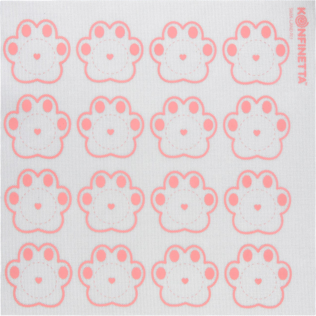 Коврик для выпечки армированный «Лапки» | Konfinetta